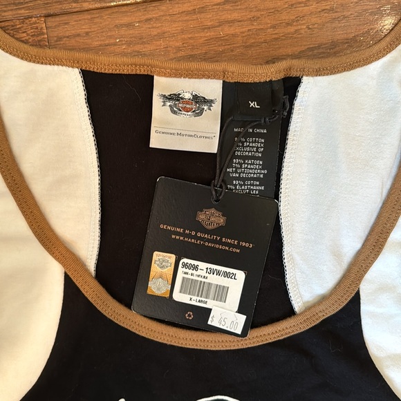 NWT Harley Davidson 110th anniversary racer back tank - Picture 3 of 3
